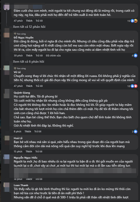 Tranh cãi nảy lửa vụ cô dâu trẻ đăng bài bóc phốt bạn bè để đòi tiền mừng cưới
