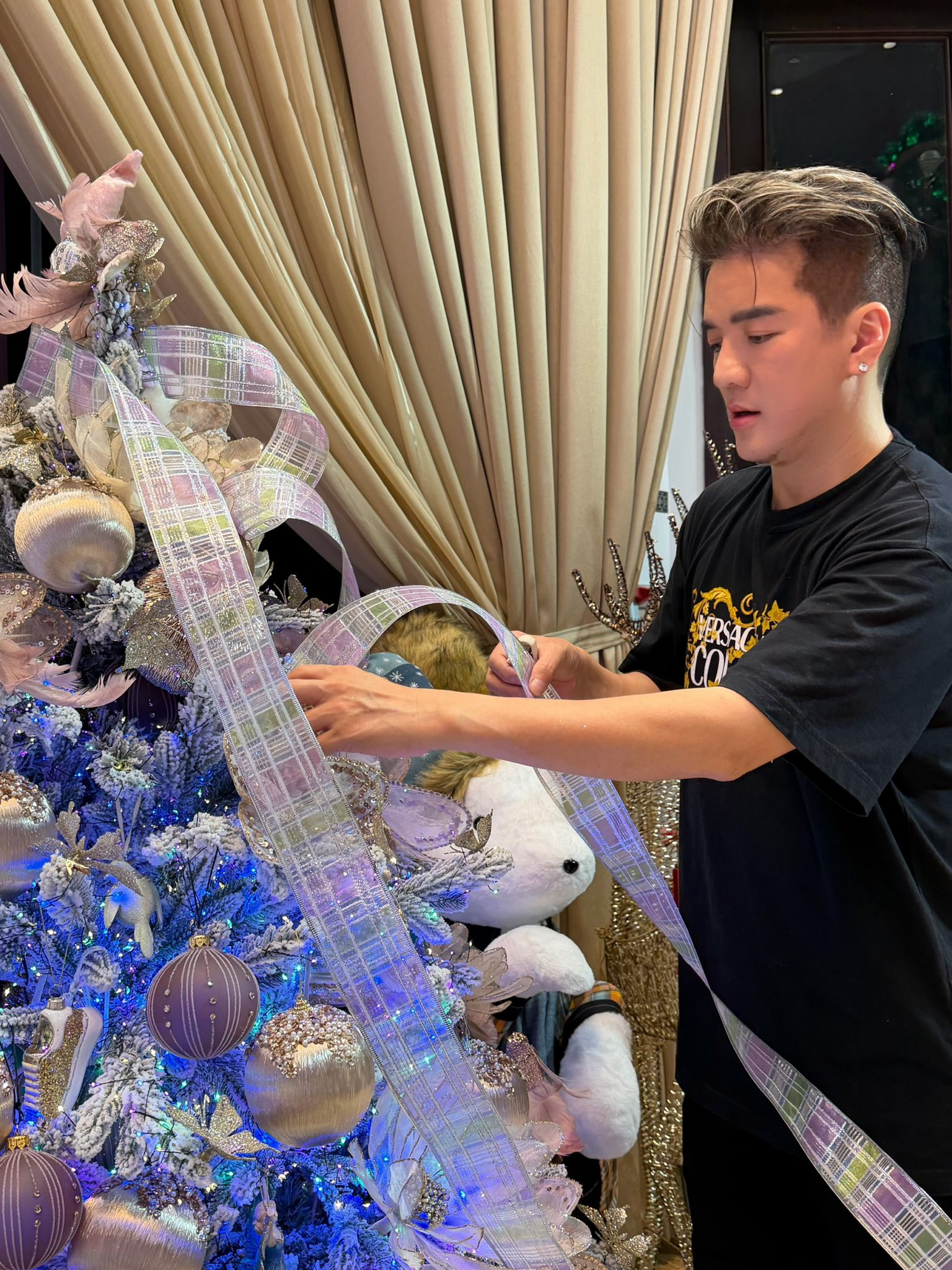 Đàm Vĩnh Hưng trang trí Noel cho biệt thự 125 tỷ đồng 1 chi tiết gây choáng