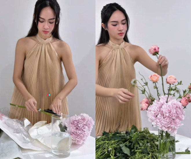 Động thái của Á hậu Vũ Thúy Quỳnh trong lúc bạn trai và vợ cũ Diệp Lâm Anh khẩu chiến trên mạng