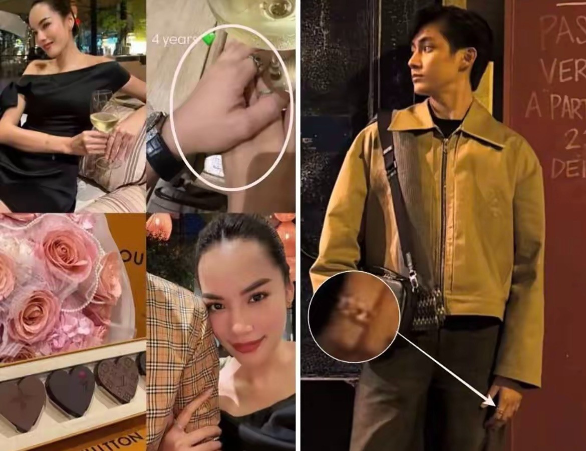 Hoa hậu Lê Hoàng Phương và tình cũ Thiều Bảo Trâm lộ ảnh tại sân bay checkin cùng một nơi