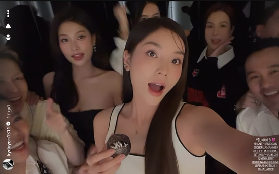 Kỳ Duyên - Thiên Ân thân mật trong tiệc sinh nhật, Diệp Lâm Anh lộ diện giữa ồn ào với chồng cũ