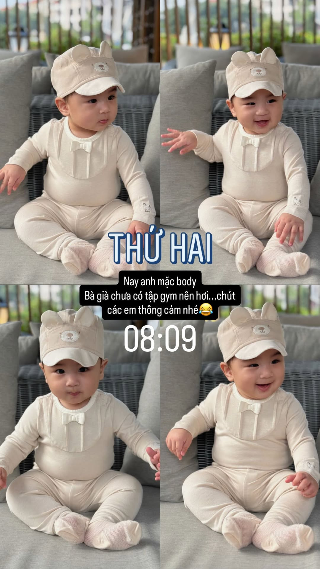 Con trai MC Mai Ngọc càng lớn càng yêu