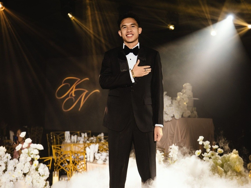 Tiền vệ Võ Hoàng Minh Khoa lấy vợ