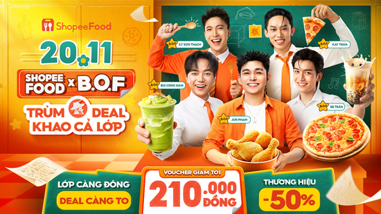 Hết cảnh “9 người 10 ý”, ShopeeFood khao tiệc liên hoan siêu mượt dịp 20.11