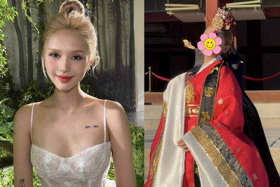 Nhan sắc thật của Xoài Non bị 'bóc' triệt để khi bị chụp lén ở Hàn Quốc