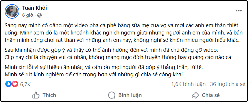 HHen Niê và ông xã nói gì sau hành động lấy sữa mẹ pha cà phê cho bạn bè uống