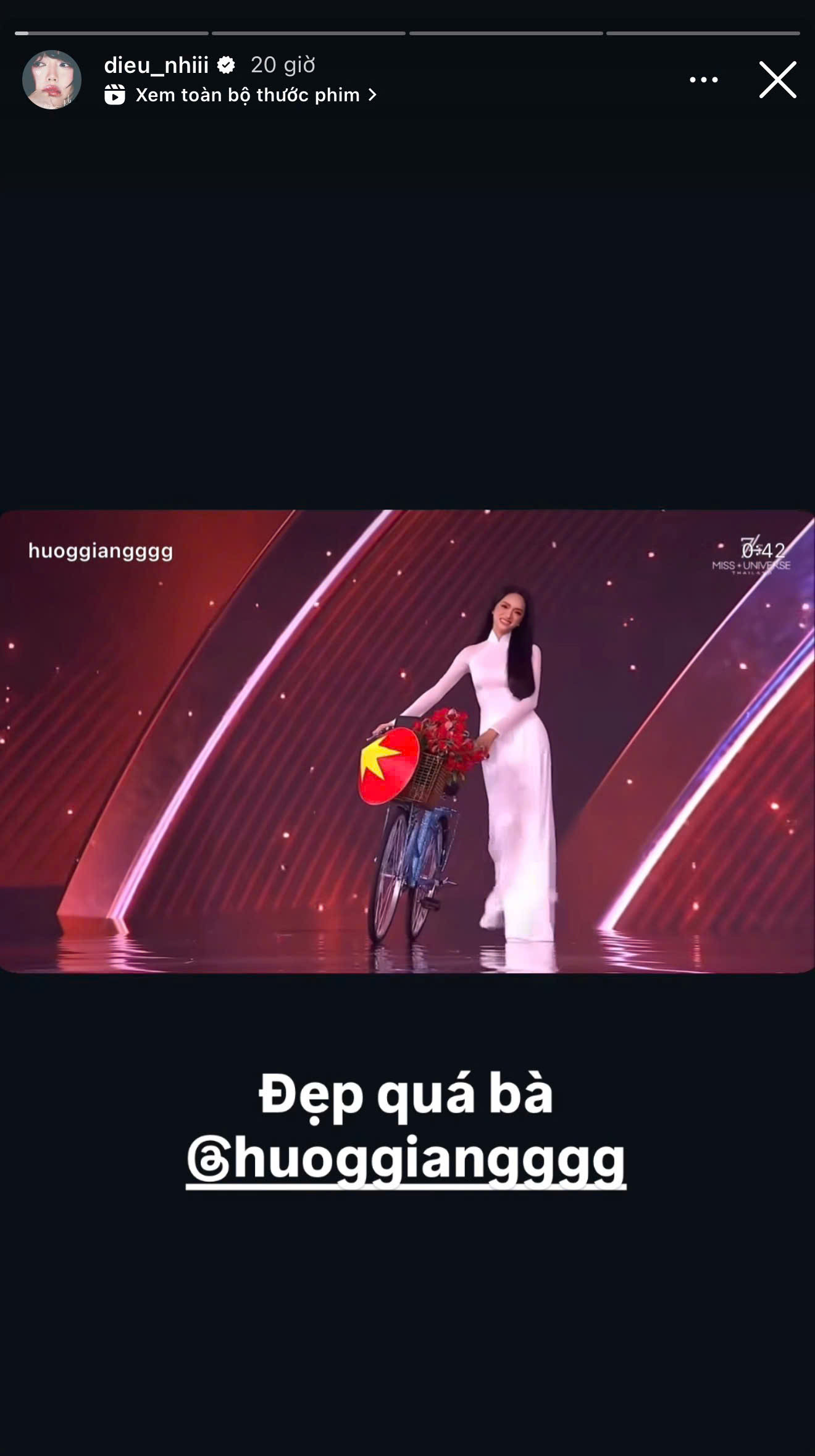 Đàm Vĩnh Hưng lên tiếng ủng hộ Hương Giang tại Miss Universe 2025