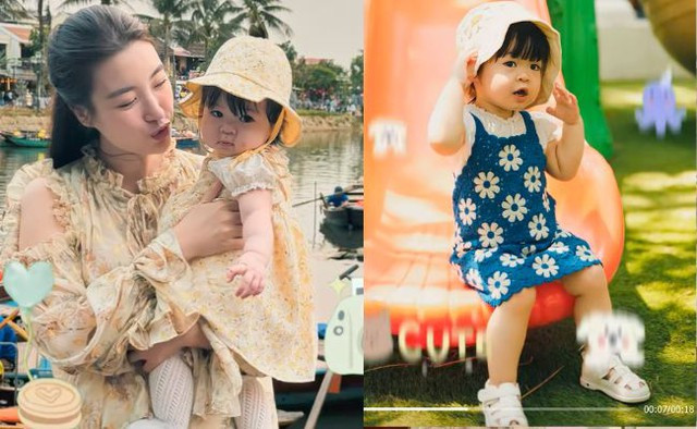 Đỗ Mỹ Linh khoe loạt ảnh cực hiếm về ái nữ 2 tuổi
