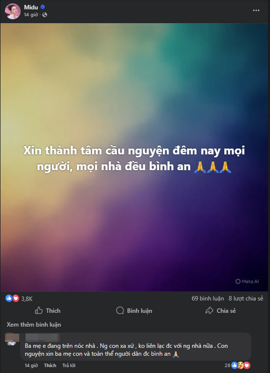 Chia sẻ giữa đêm gây chú ý của Midu