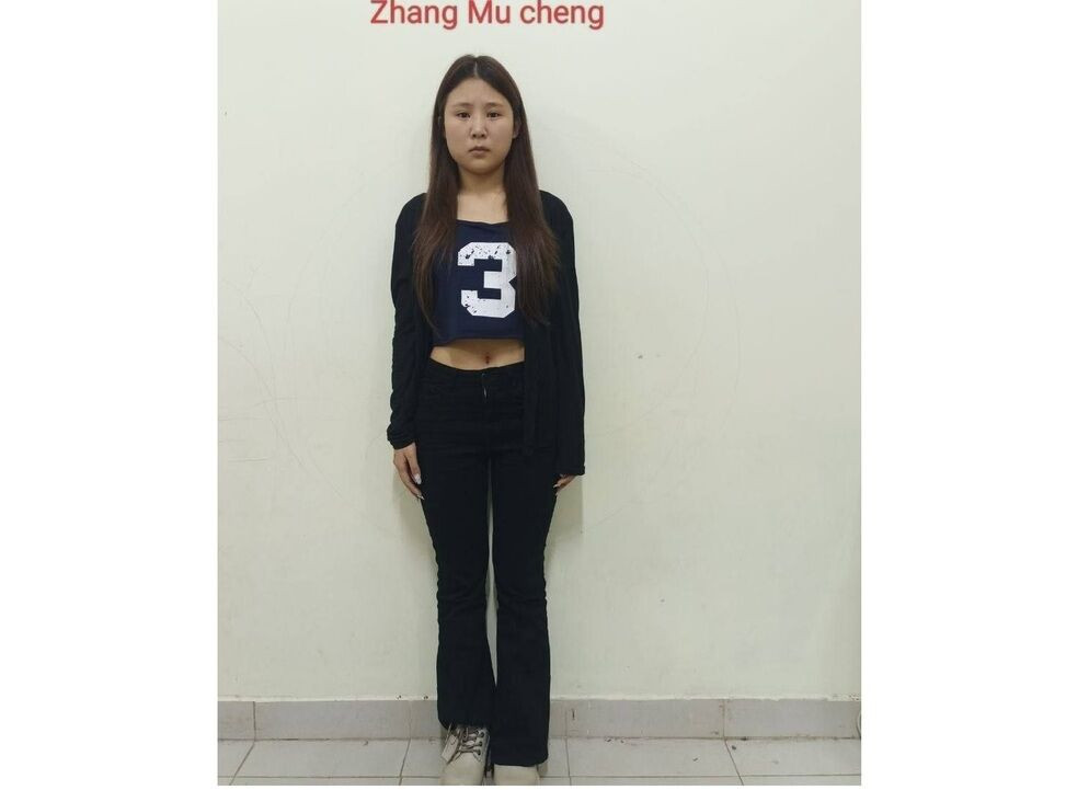 ▲▼ 中國網紅「橙子姐姐」在柬埔寨被捕。(圖/翻攝自抖音、柬中時報)