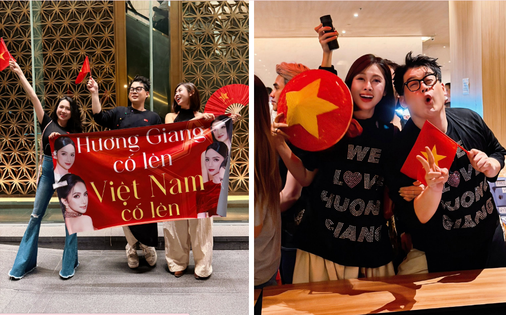Sao Việt lũ lượt kéo nhau sang Thái ủng hộ Hương Giang sát ngày chung kết Miss Universe