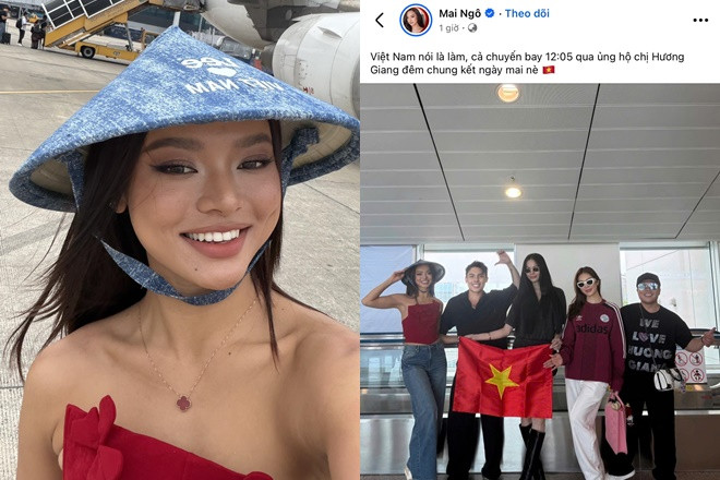 Sao Việt lũ lượt kéo nhau sang Thái ủng hộ Hương Giang sát ngày chung kết Miss Universe