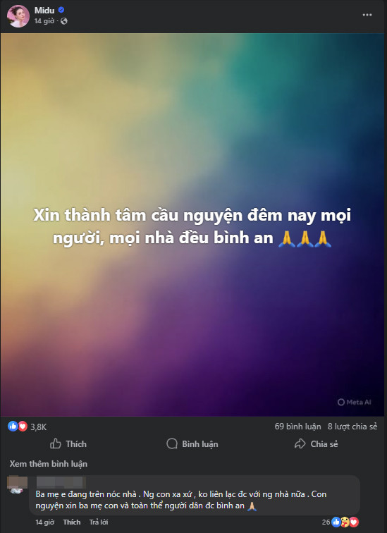 Midu liên tiếp có chia sẻ gây chú ý