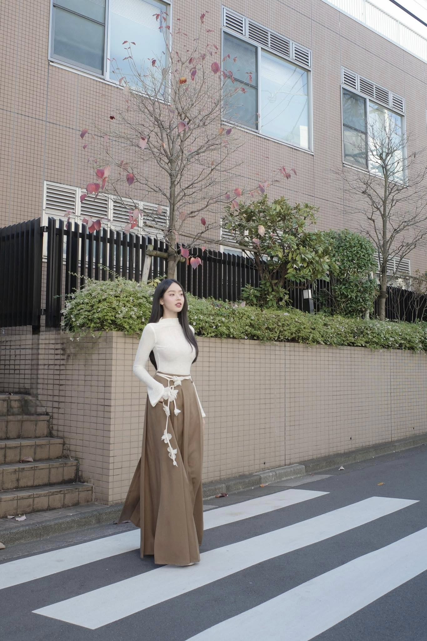 Hoa hậu thanh thủy tỏa sáng trên đường phố Nhật Bản với bí quyết làm đẹp đặc biệt - Ảnh 3.