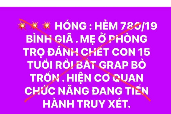 Sự thật về thông tin lan truyền 