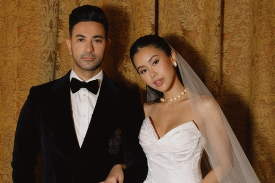 Rò rỉ hình ảnh hot về đám cưới của rich kid Tiên Nguyễn và chồng ngoại quốc