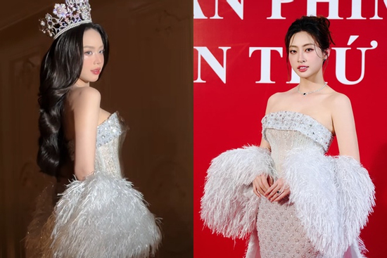 Thiếu chiếc vương miện, Lương Thùy Linh 'lép vế' toàn tập khi đụng hàng Thanh Thủy?