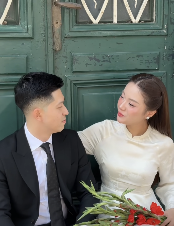 Hậu trường ảnh cưới kiều My: Nữ diễn viên phim ' giờ vàng ' VTV Hé lộ điều bất ngờ - Ảnh 3.