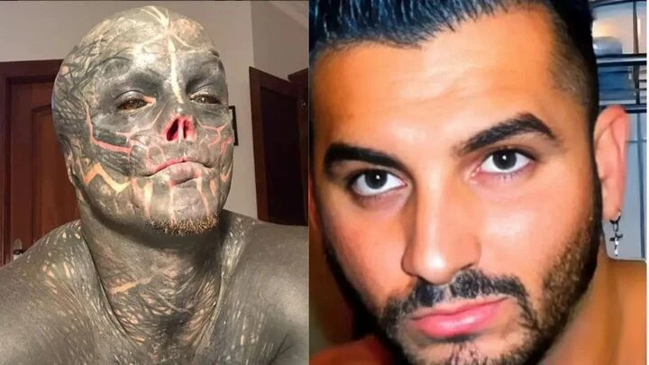 Anthony Loffredo thay đổi bản thân để trở nên giống người ngoài hành tinh.