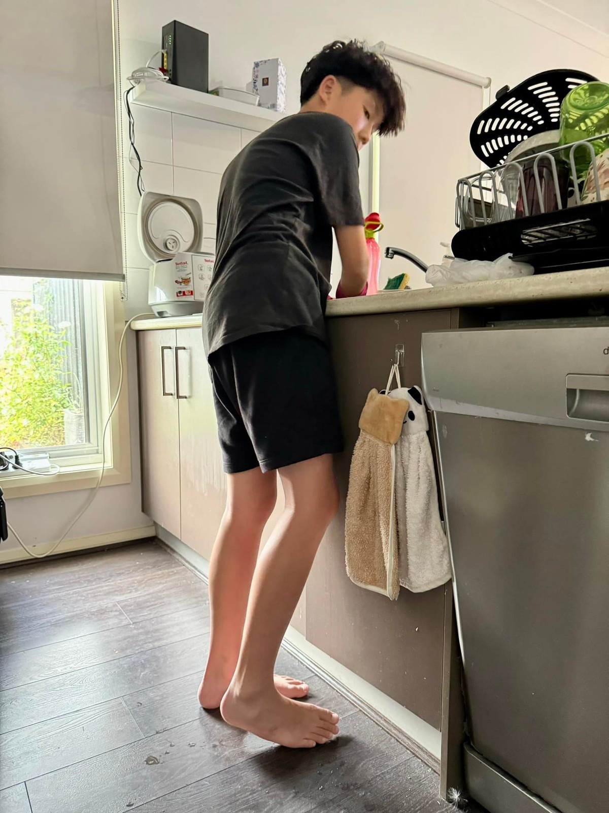 Con trai cả Ốc Thanh Vân lộ diện khó nhận ra tuổi 14 trổ mã ngỡ ngàng