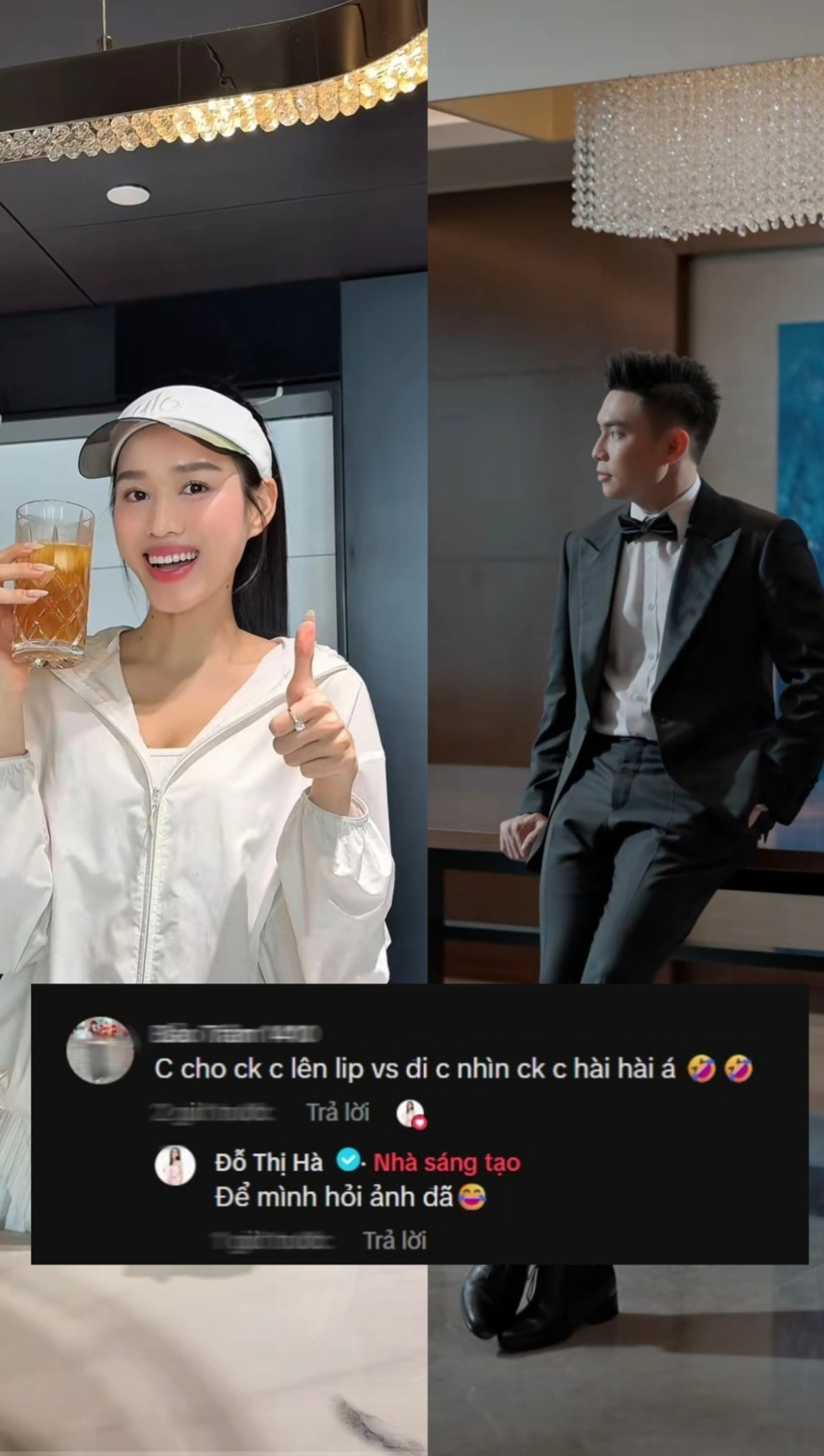 Phản ứng khó đỡ của Đỗ Thị Hà vì mỗi lần chồng thiếu gia lộ diện lại HOT hơn vợ