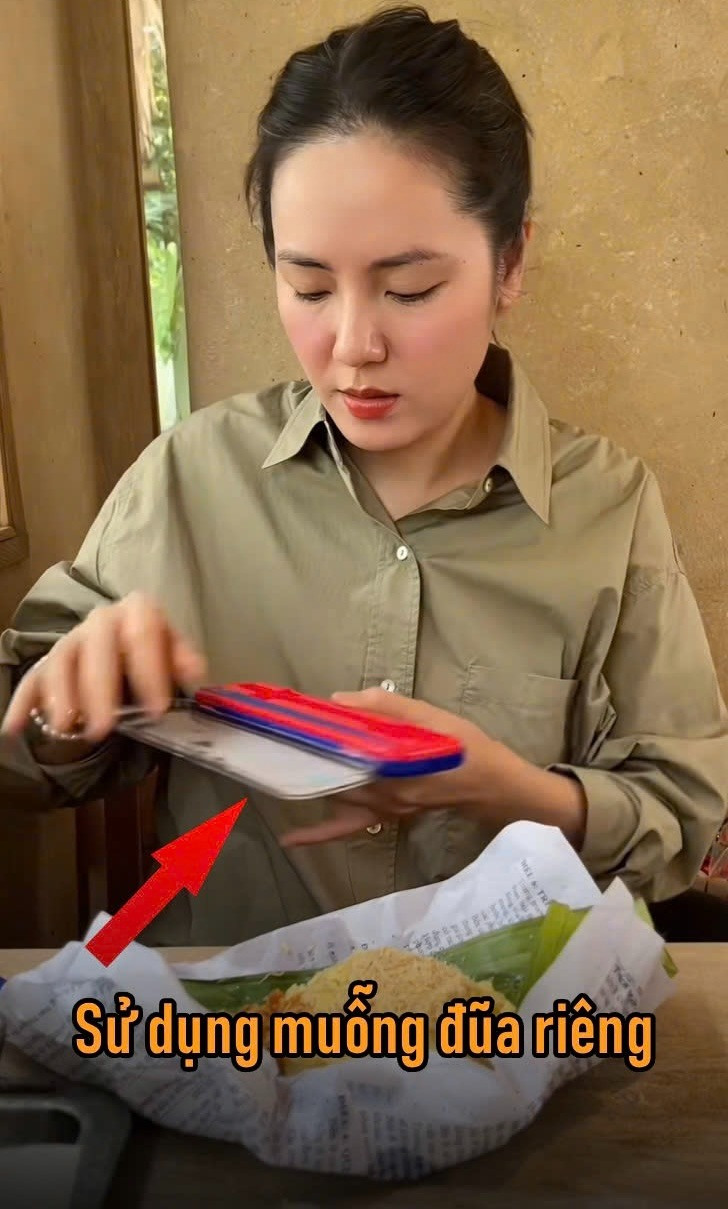 Phương Linh gây tranh cãi vì quá sạch sẽ Mang theo đũa riêng không nằm gối khách sạn