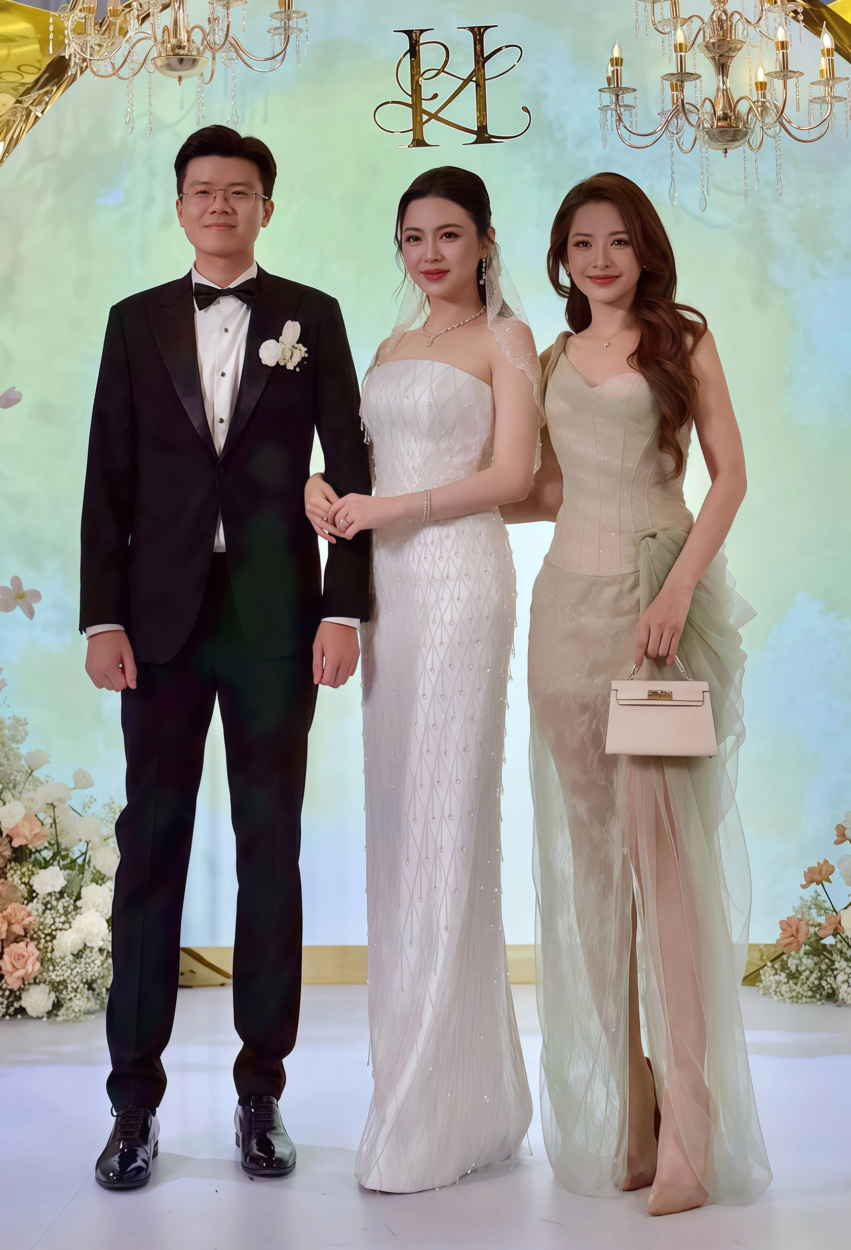 Bạn bè đồng loạt xả ảnh đám cưới của Phan Hoàng và tiểu thư gia tộc giàu có