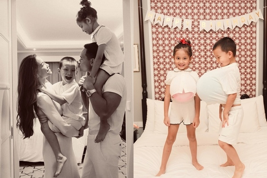 Bộ ảnh sinh nhật 5 tuổi của cặp sinh đôi nhà Hồ Ngọc Hà - Kim Lý gây sốt