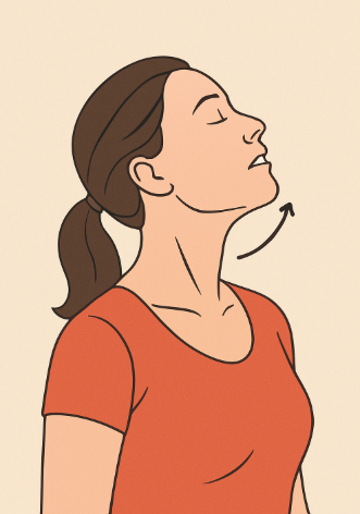 4 bài tập đơn giản xóa nếp nhăn, làm săn chắc vùng cổ tự nhiên tại nhà- Ảnh 4.