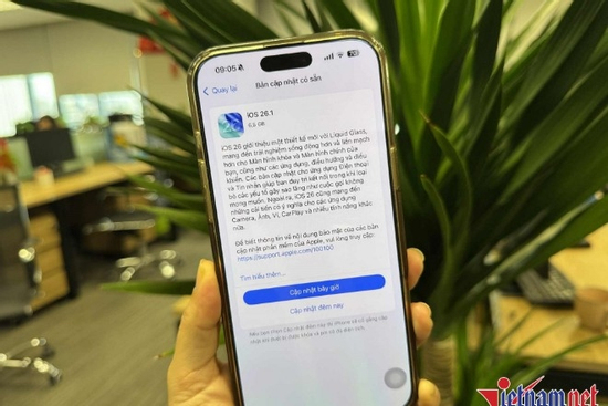 Lý do iPhone cần cập nhật iOS 26.1 ngay lập tức