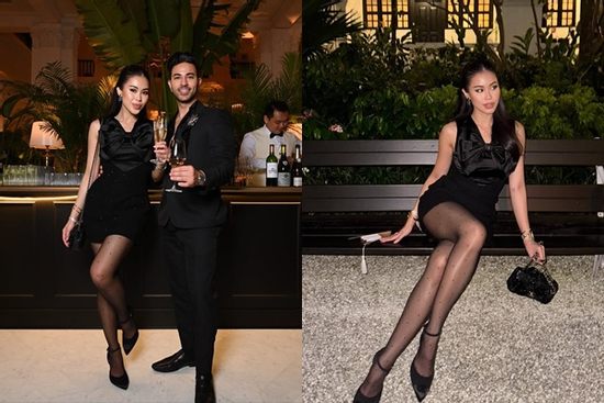 Tiên Nguyễn dát đồ hiệu tiền tỷ công khai sánh đôi chồng gốc Dubai: 'Quá đẹp đôi'