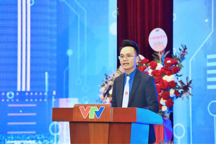 Biên tập viên Hoài Đảm đang là Bí thư Đoàn TNCS Hồ Chí Minh của Đài Truyền hình Việt Nam (Ảnh: NVCC)