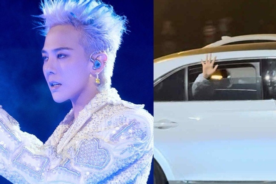 G-Dragon đáp chuyên cơ riêng đến Hà Nội, vẫy tay chào fan Việt