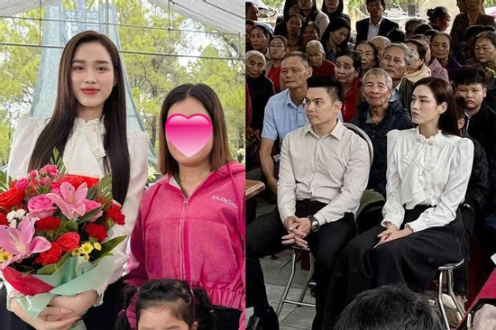 Hoa hậu Đỗ Thị Hà và ông xã xuất hiện sau đám cưới, thái độ thu hút sự chú ý