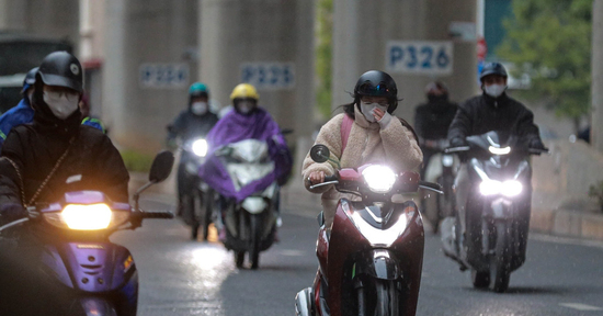 Miền Bắc đón không khí lạnh liên tiếp, mưa rả rích nhiều ngày