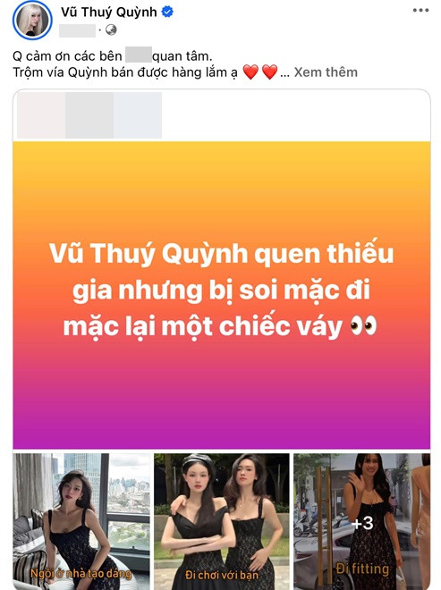 Á hậu Vũ Thúy Quỳnh phản ứng khi bị soi mói chuyện trang phục