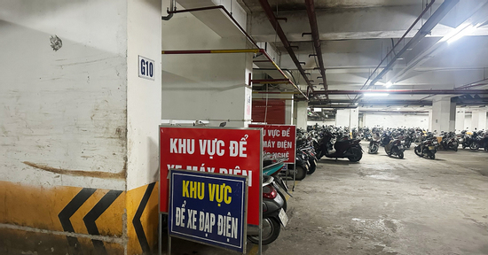 Động thái của chung cư HH Linh Đàm sau thông báo dừng trông giữ xe điện