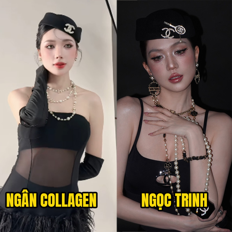 Ngân Collagen tái xuất Ngọc Trinh bất ngờ bị réo tên