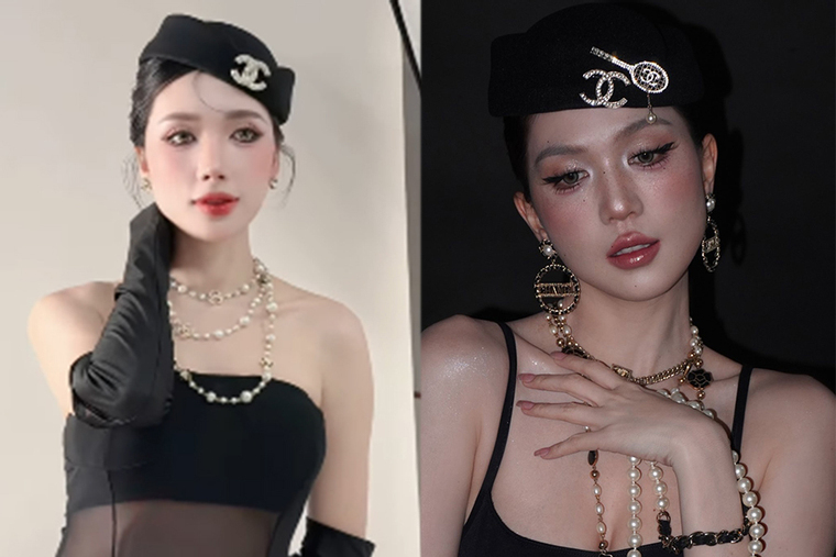 Ngân Collagen khoe ảnh diện hàng hiệu, netizen tranh cãi gắt liên tục réo tên Ngọc Trinh