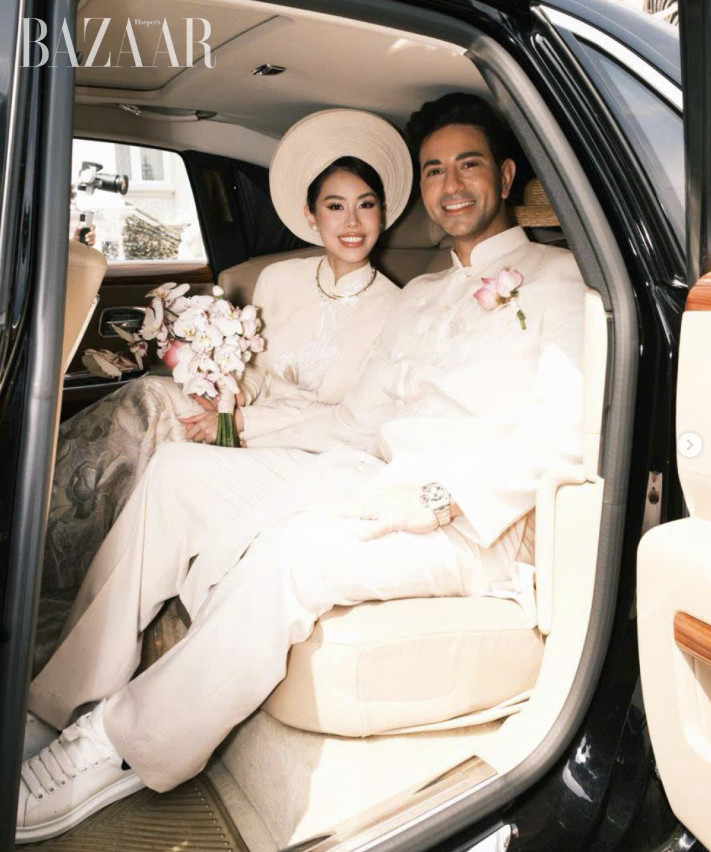 Tiên Nguyễn gây bàn tán khi xuất hiện với diện mạo lạ lẫm sau siêu đám cưới bạc tỷ