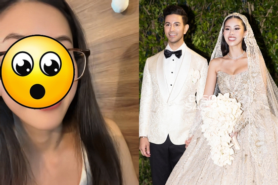 Tiên Nguyễn và chồng Tây gây xôn xao khi xuất hiện với diện mạo lạ sau siêu đám cưới bạc tỷ