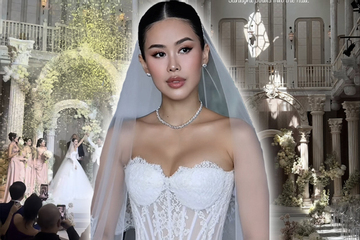 Không gian tiệc cưới xa xỉ của rich kid Tiên Nguyễn và chồng ngoại quốc tại Đà Nẵng