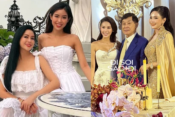 Mẹ tỷ phú của Tiên Nguyễn đẹp xuất sắc trong hôn lễ của con gái ở Đà Nẵng