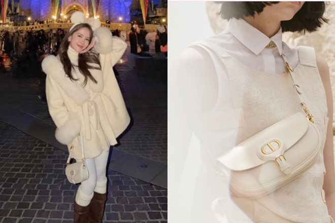 Thiều Bảo Trâm xách túi gần 100 triệu đồng đi du lịch Nhật