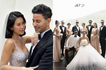 Dàn phù dâu - phù rể 'cực phẩm' trong đám cưới Tiên Nguyễn và chú rể gốc Dubai