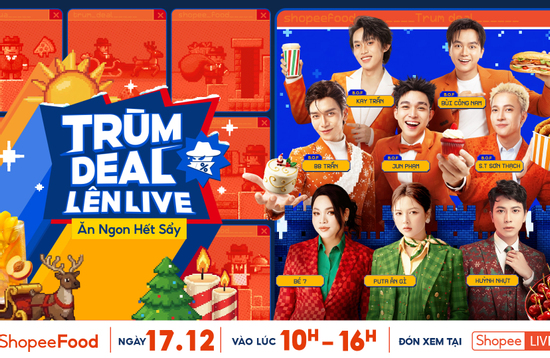 Fans bật chế độ 'đua vote', tìm Trùm Deal ShopeeFood xứng tầm cho 5 anh tài B.O.F