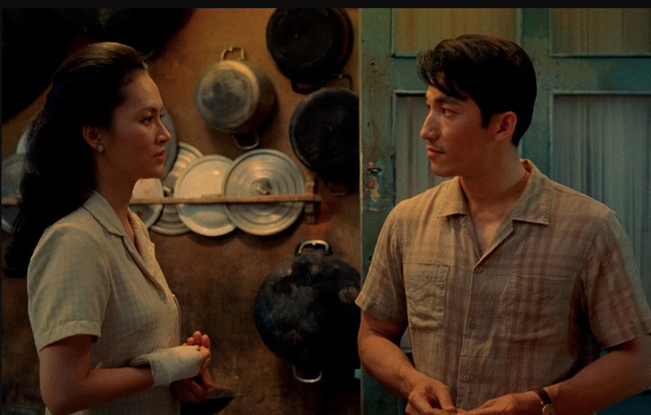 Liên Bỉnh Phát trong bộ phim ''Quán Kỳ Nam'' kết hợp cùng nữ diễn viên Đỗ Thị Hải Yến.