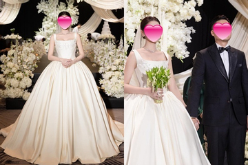 Nghi lễ đặc biệt trong đám cưới mỹ nhân đình đám Vbiz và chồng doanh nhân