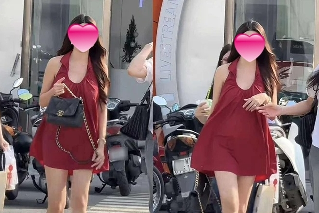 Vừa công khai bầu bí, Á hậu Quỳnh Châu để lộ nhan sắc thật qua camera thường