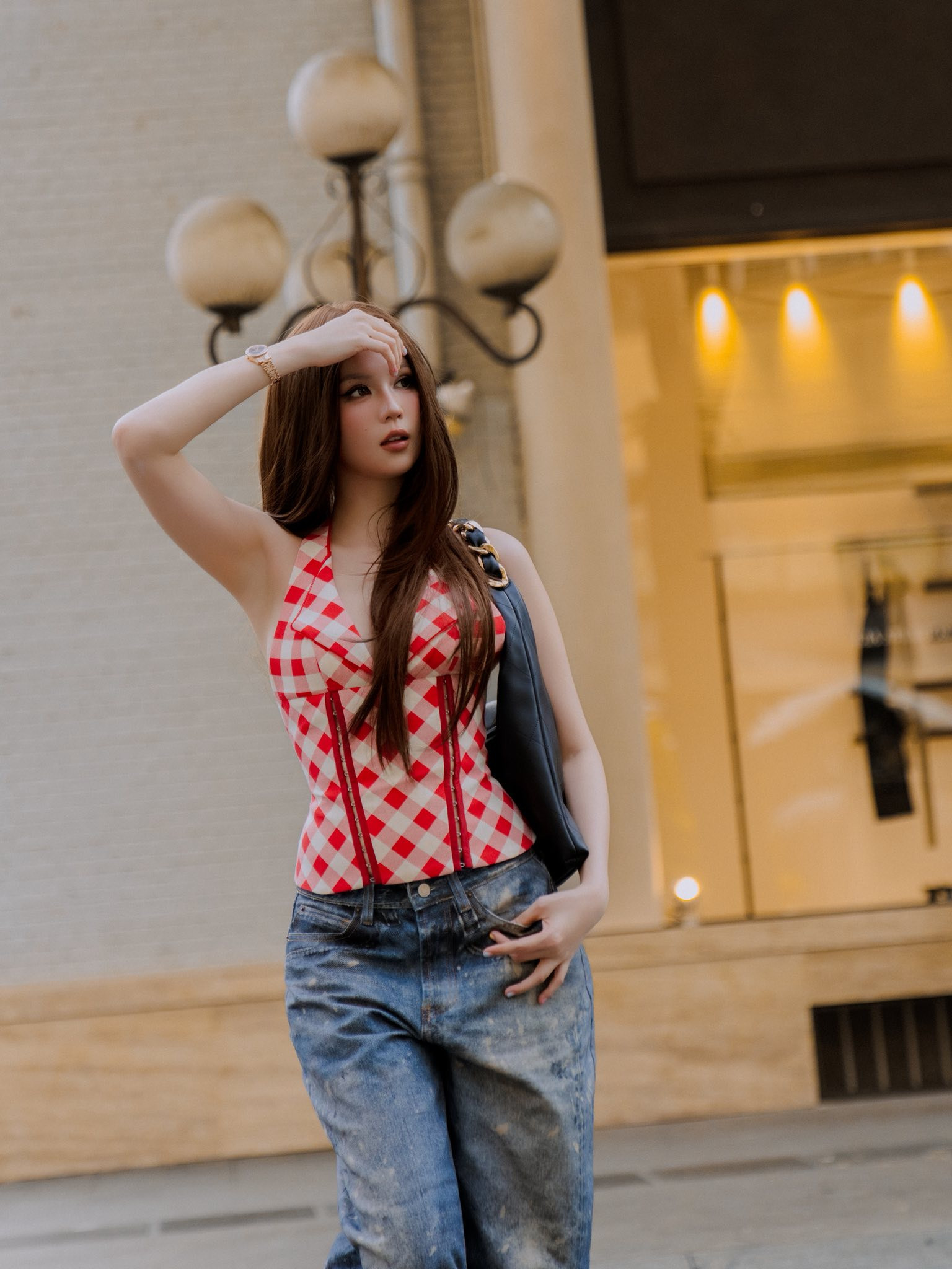 Ngọc Trinh phối đồ đẹp